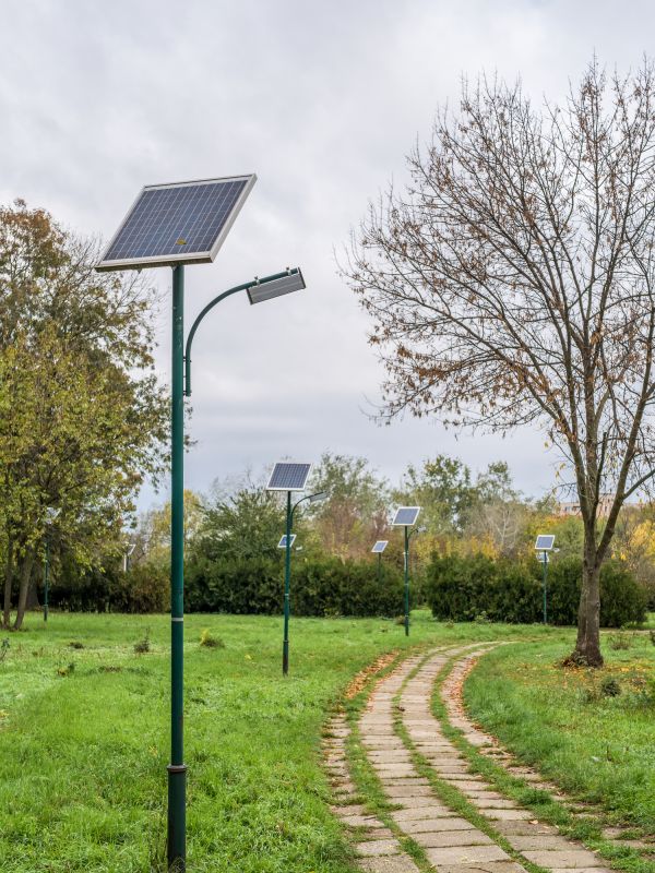 Solar Lamp Installation