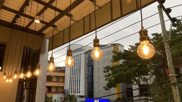 Cafe Lights Installation Service